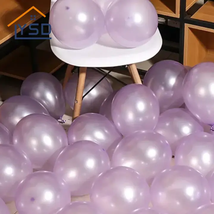 Perłowe balony lateksowe
